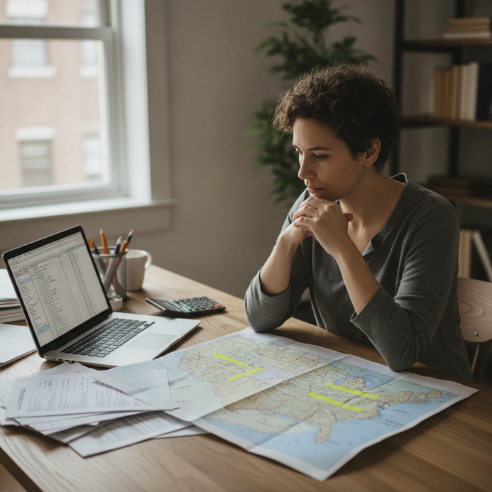 person reviewing us map tax documents png.png